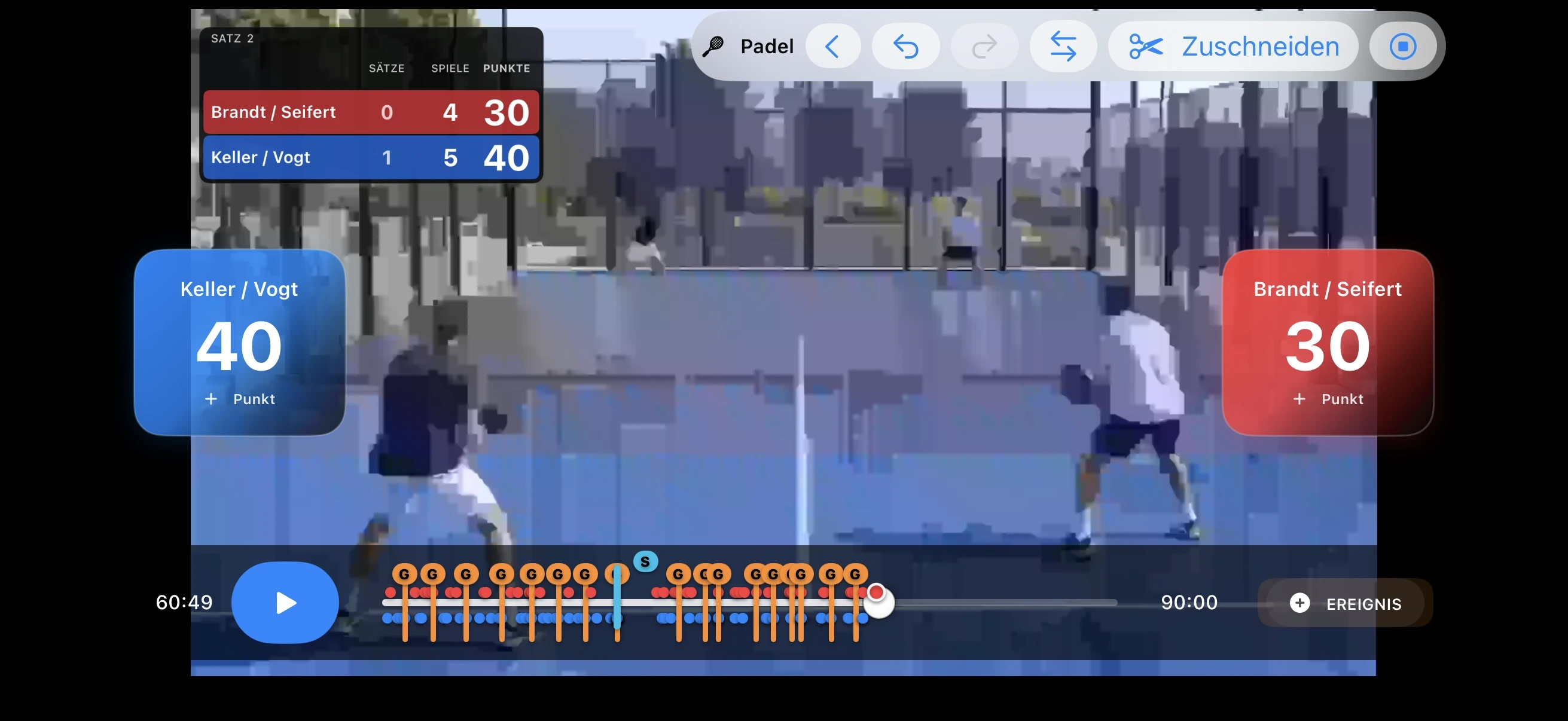 Padel – Segna mentre guardi
